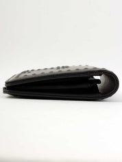 2014年頃製 ラムスキンCCマークデザインロングウォレット ブラック