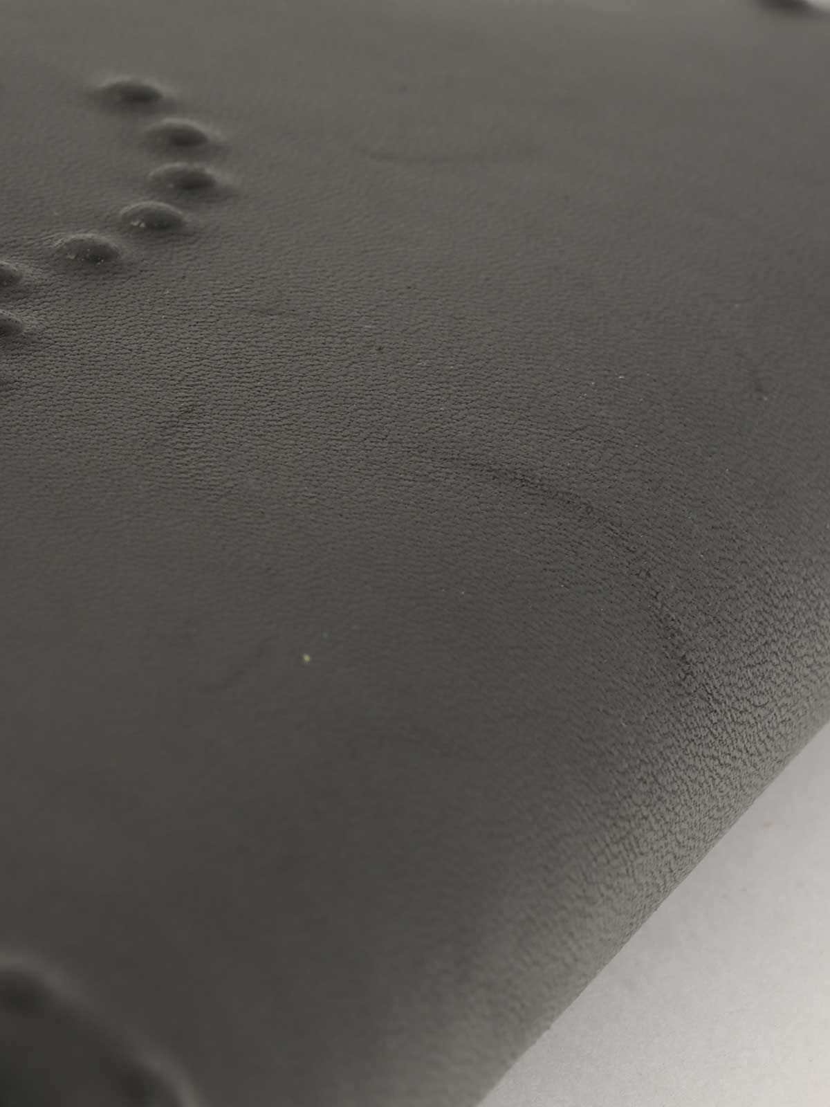 2014年頃製 ラムスキンCCマークデザインロングウォレット ブラック