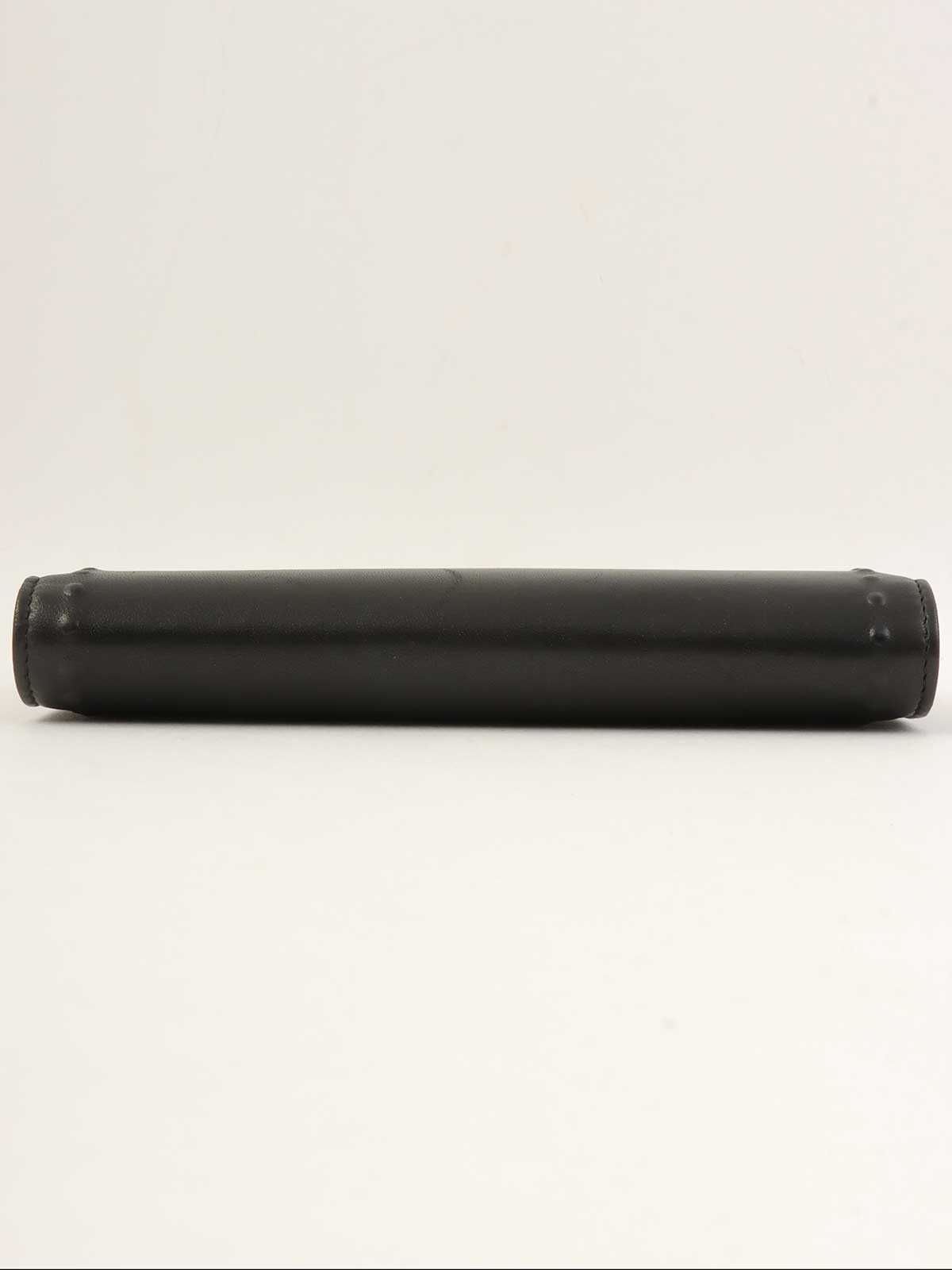 2014年頃製 ラムスキンCCマークデザインロングウォレット ブラック