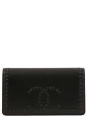 2014年頃製 ラムスキンCCマークデザインロングウォレット ブラック