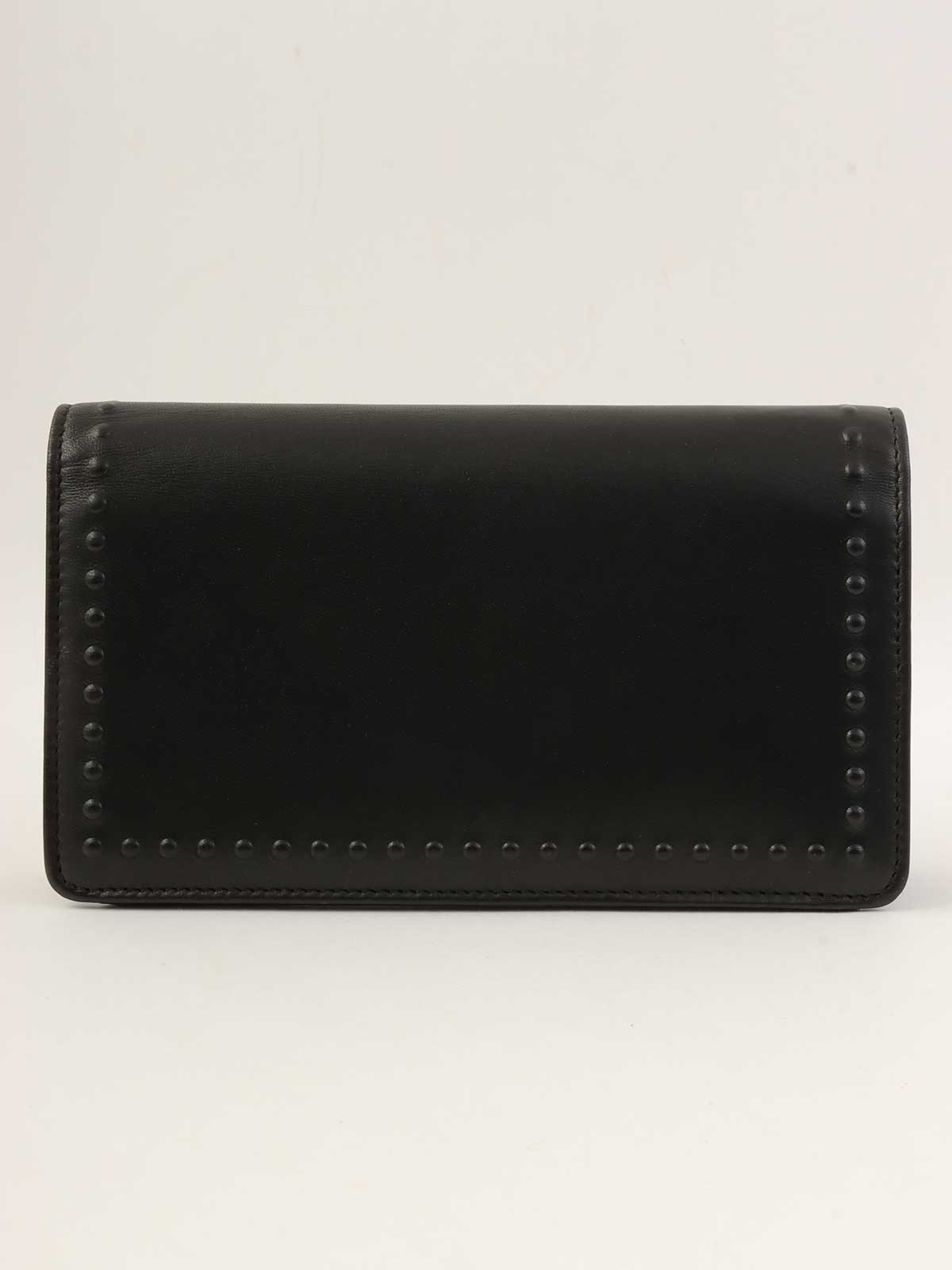 2014年頃製 ラムスキンCCマークデザインロングウォレット ブラック