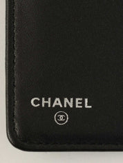 2014年頃製 ラムスキンCCマークデザインロングウォレット ブラック