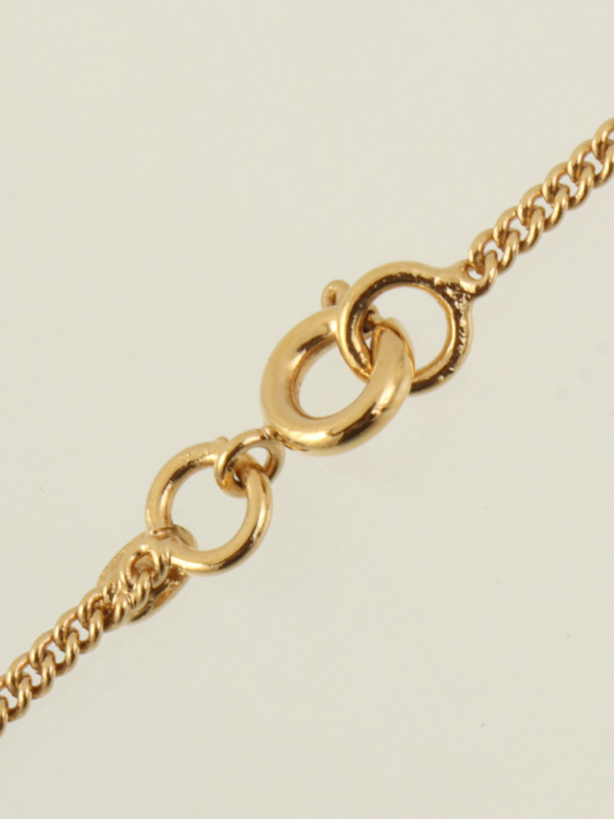 2004年製 ハートCCマークプレートネックレス ゴールド