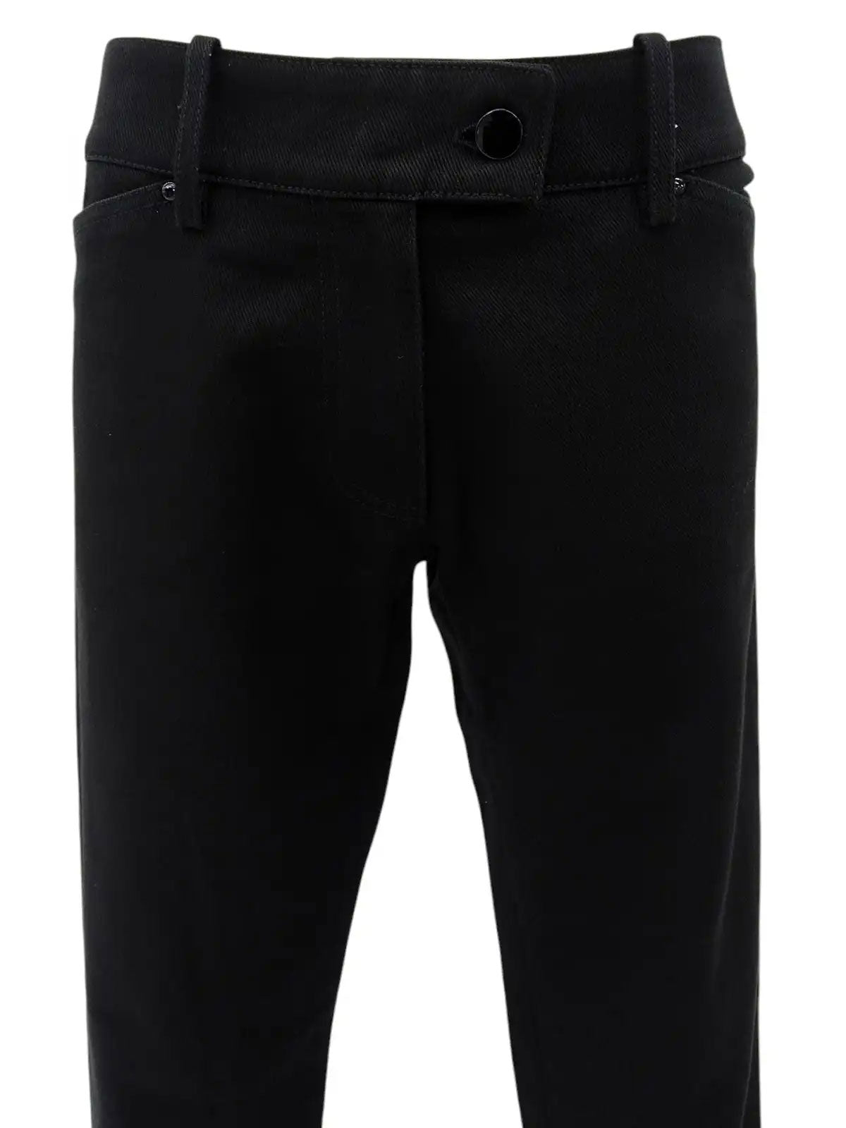 ローライズパンツ ブラック