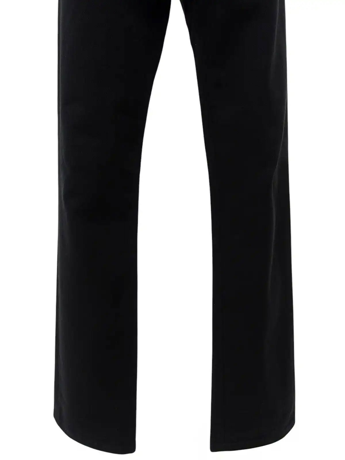 Low-rise pants in black