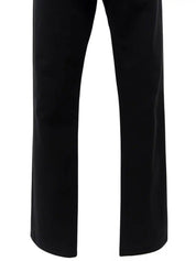 Low-rise pants in black