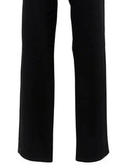 Low-rise pants in black