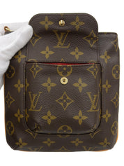 2003 Canvas Monogram Partition Second Bag, Brown