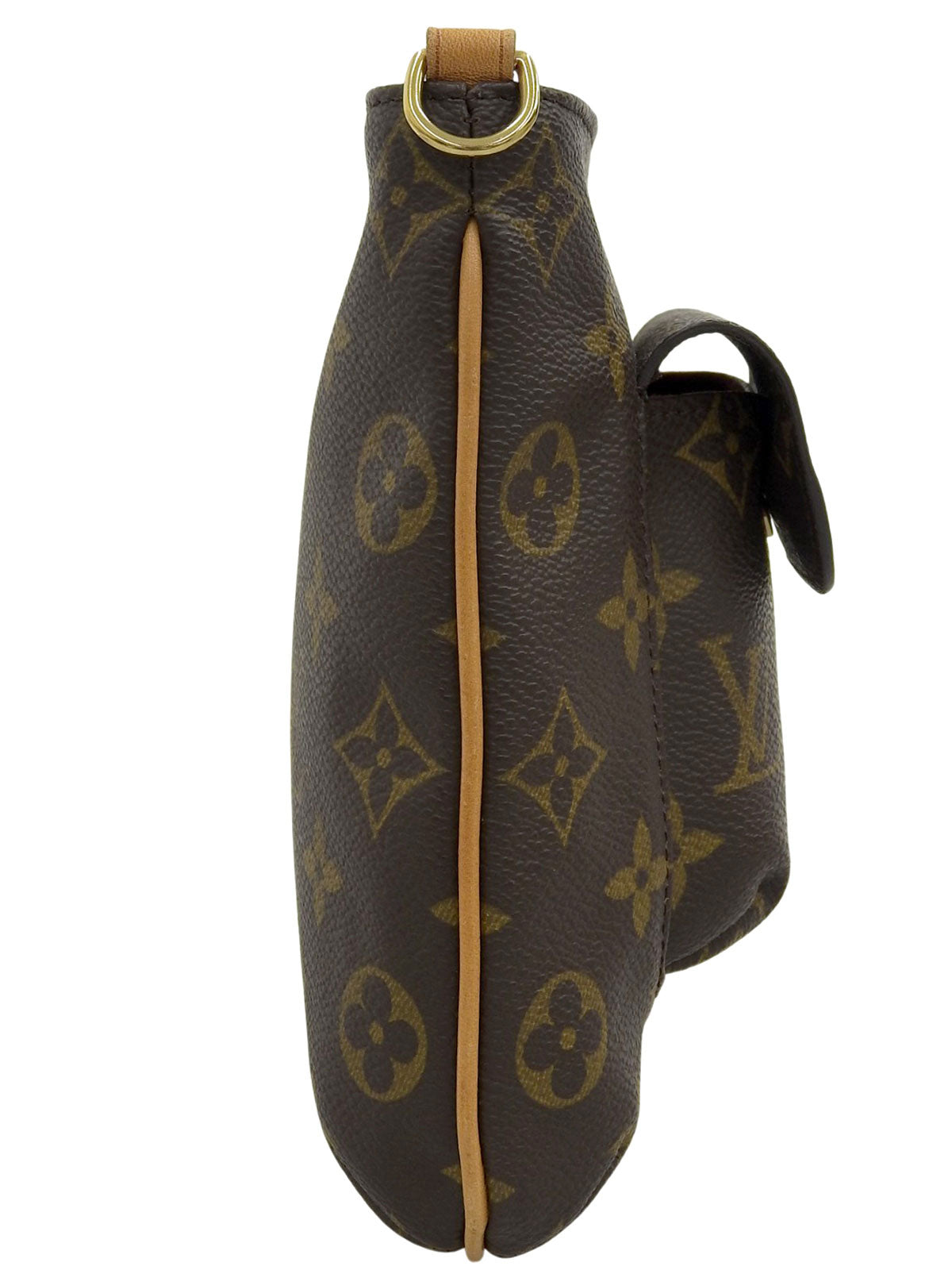 2003年製 キャンバスモノグラムパルティシオンセカンドバッグ ブラウン