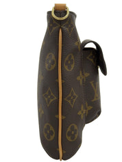 2003年製 キャンバスモノグラムパルティシオンセカンドバッグ ブラウン