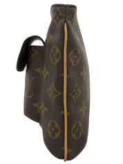 2003年製 キャンバスモノグラムパルティシオンセカンドバッグ ブラウン