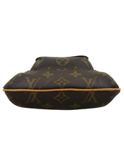 2003年製 キャンバスモノグラムパルティシオンセカンドバッグ ブラウン