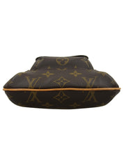 2003 Canvas Monogram Partition Second Bag, Brown