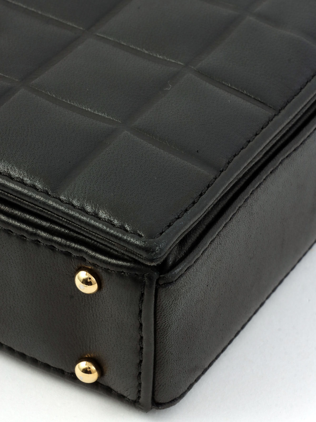 2000年頃製 チョコバーCCマークステッチショルダーバッグ ブラック