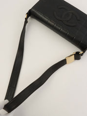 2000年頃製 チョコバーCCマークステッチショルダーバッグ ブラック