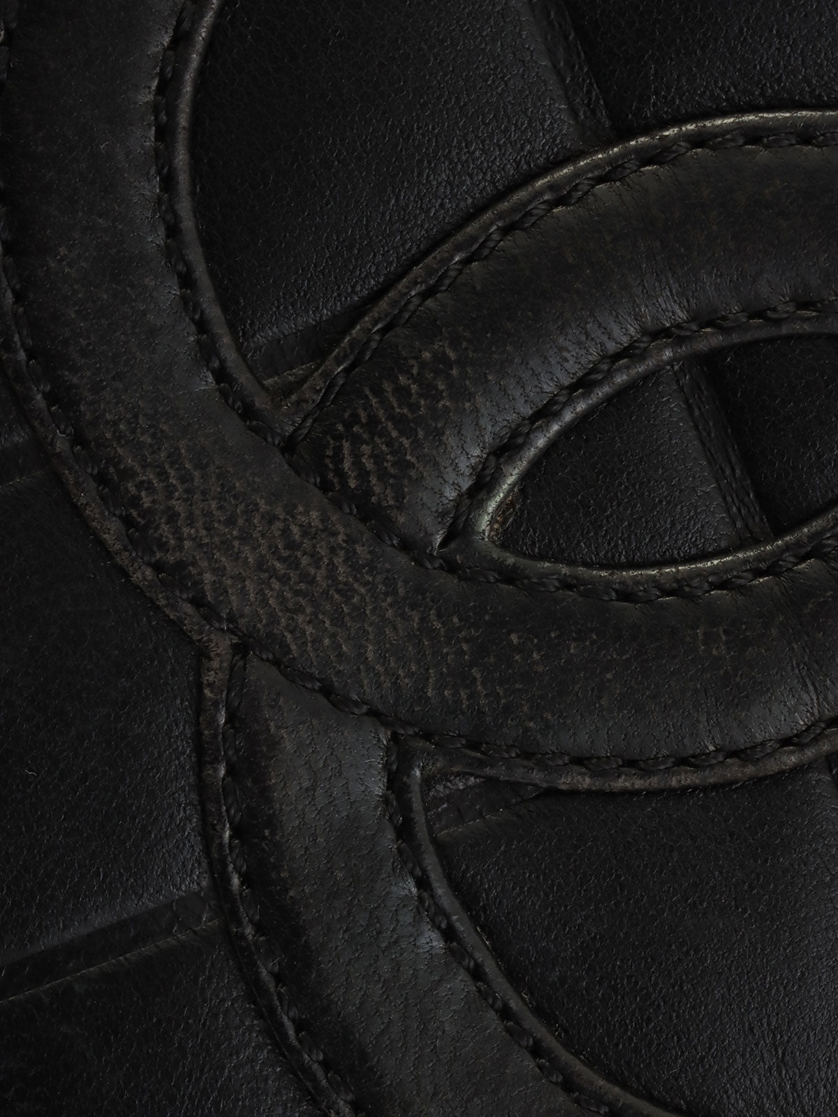 2000年頃製 チョコバーCCマークステッチショルダーバッグ ブラック