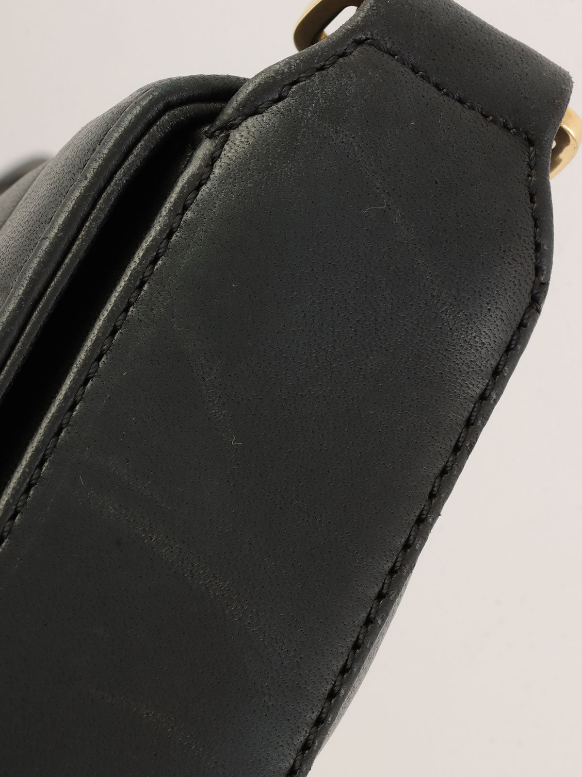 2000年頃製 チョコバーCCマークステッチショルダーバッグ ブラック