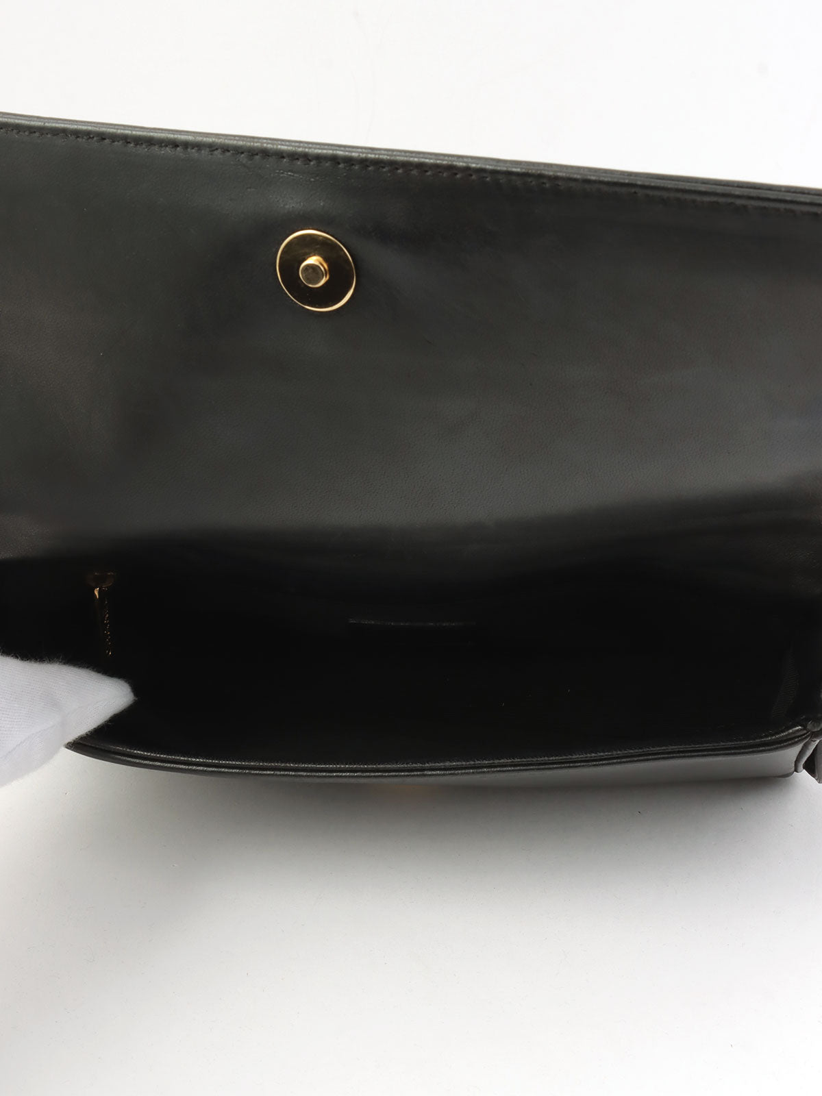 2000年頃製 チョコバーCCマークステッチショルダーバッグ ブラック