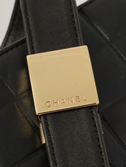 2000年頃製 チョコバーCCマークステッチショルダーバッグ ブラック