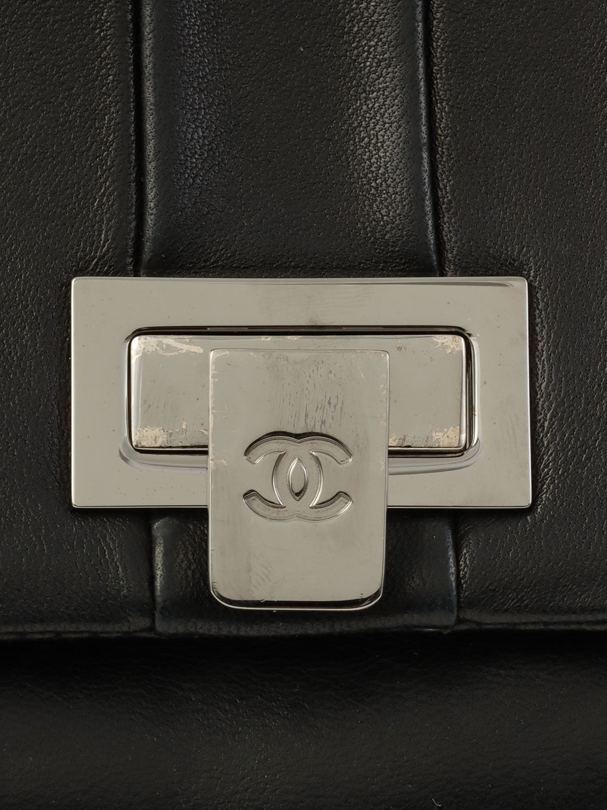 2001年頃製　マドモアゼルステッチワンショルダーバッグ　ブラック