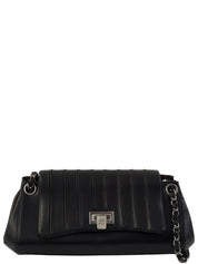 2001年頃製　マドモアゼルステッチワンショルダーバッグ　ブラック