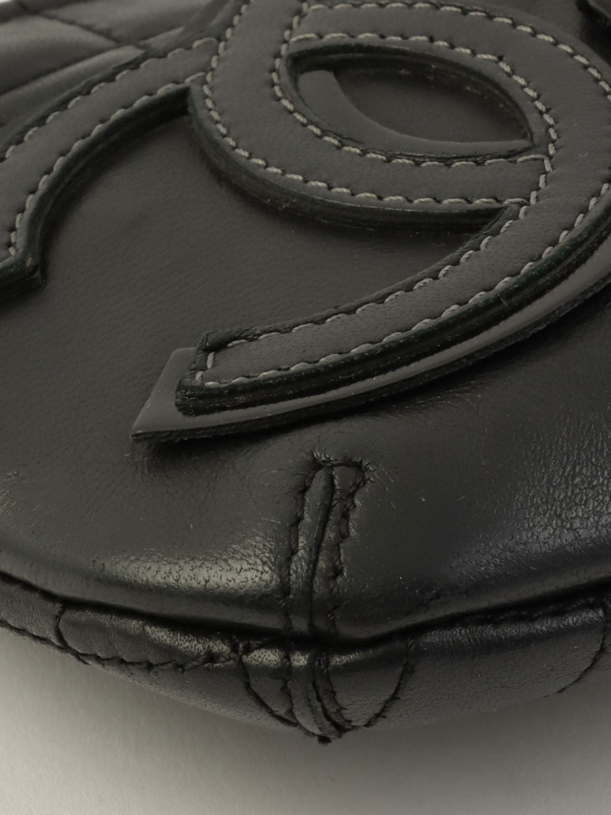 2005年頃製 チョコバーカメリアCCマークチェーンバッグミニ ブラック