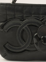 2005年頃製 チョコバーカメリアCCマークチェーンバッグミニ ブラック