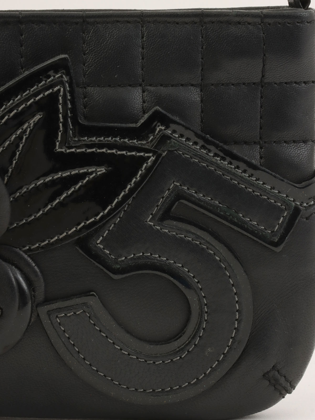 2005年頃製 チョコバーカメリアCCマークチェーンバッグミニ ブラック