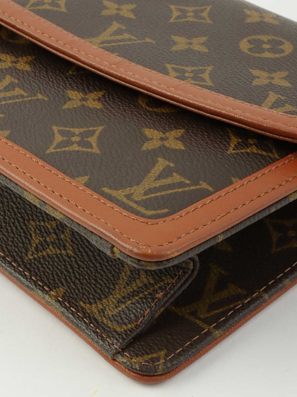 1990 Canvas Monogram Pochette Dame Brown