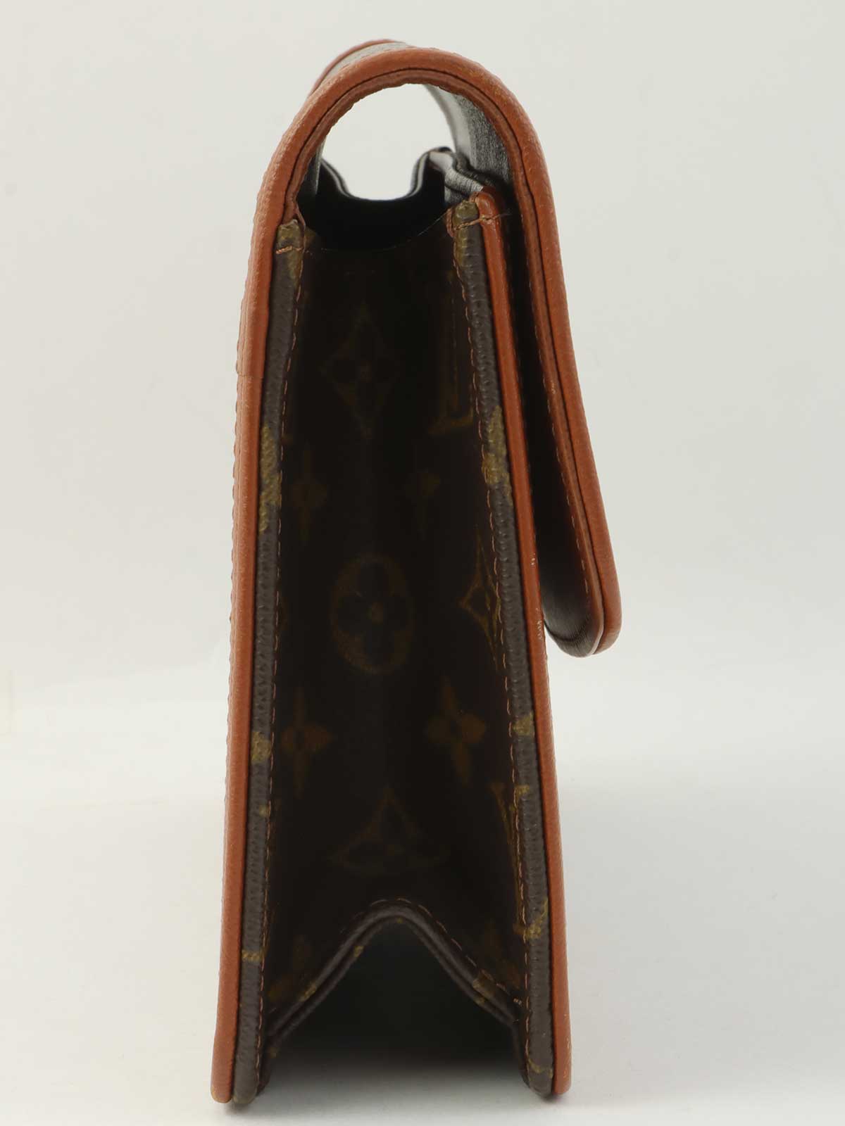 1990 Canvas Monogram Pochette Dame Brown