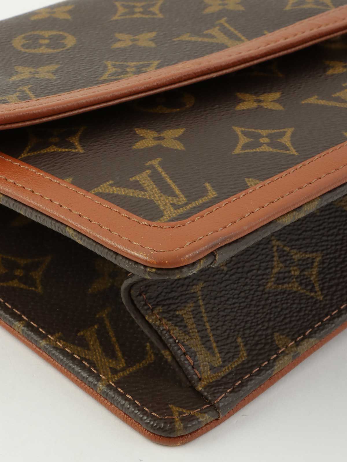 1990 Canvas Monogram Pochette Dame Brown