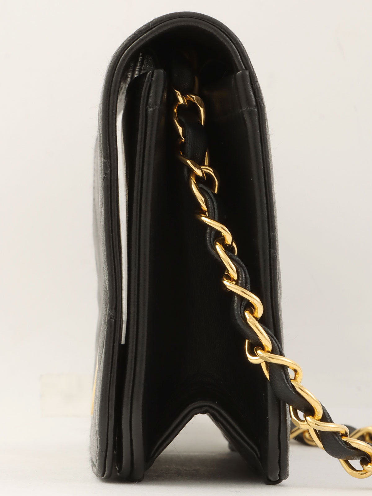1997年頃製 フルフラップCCマークプレートチェーンバッグ ブラック
