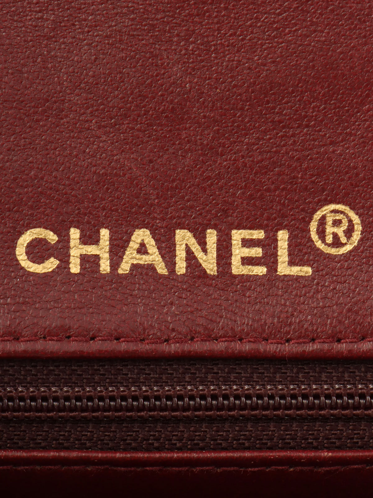 1990's Big Square Classic Flap Chain Bag in Black