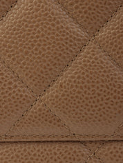 2001年頃製キャビアスキンCCマークステッチ復刻トートバッグ ブラウン