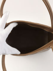 2001年頃製キャビアスキンCCマークステッチ復刻トートバッグ ブラウン