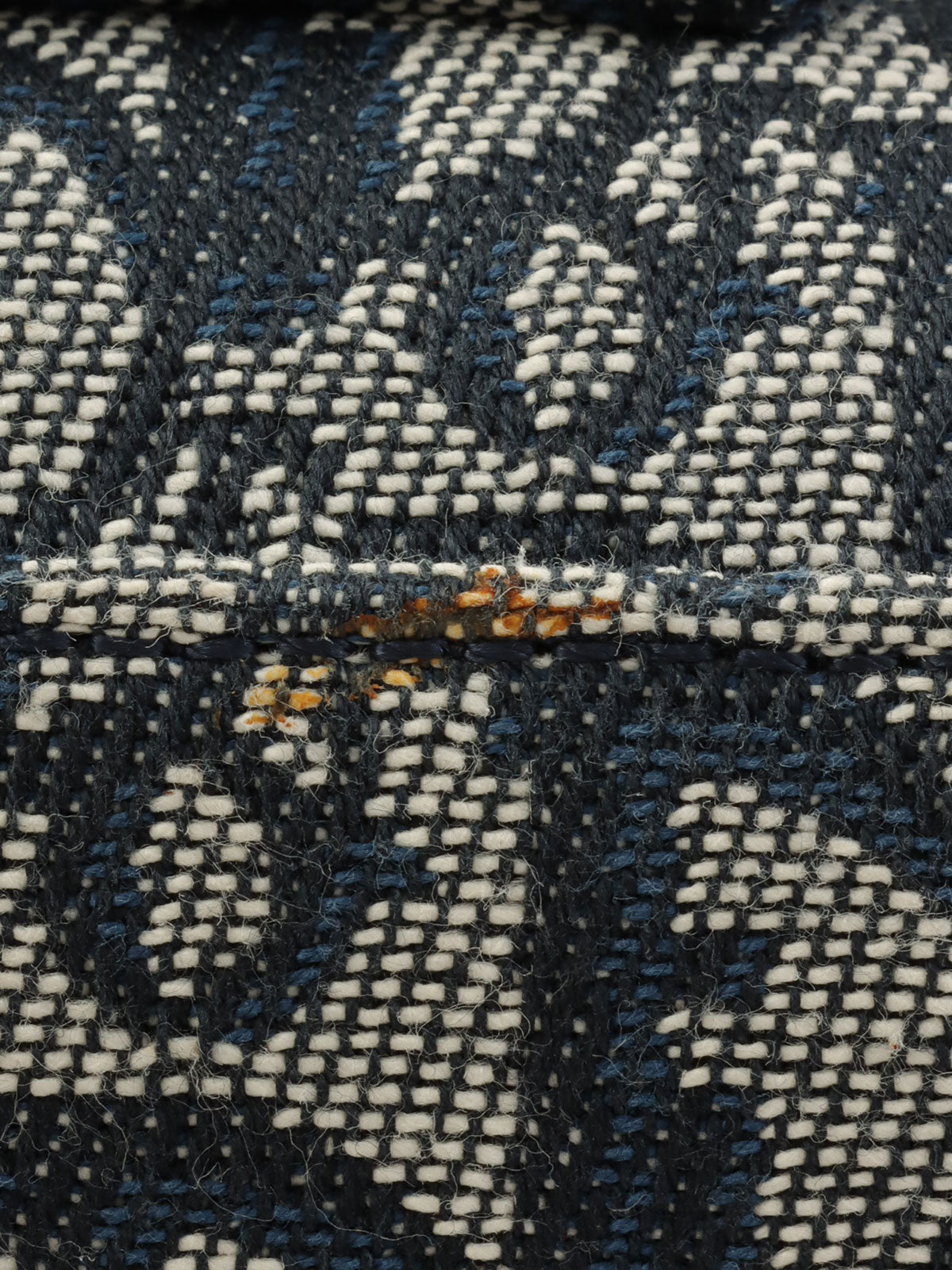 トロッターパターントートバッグ ネイビー