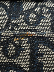 トロッターパターントートバッグ ネイビー