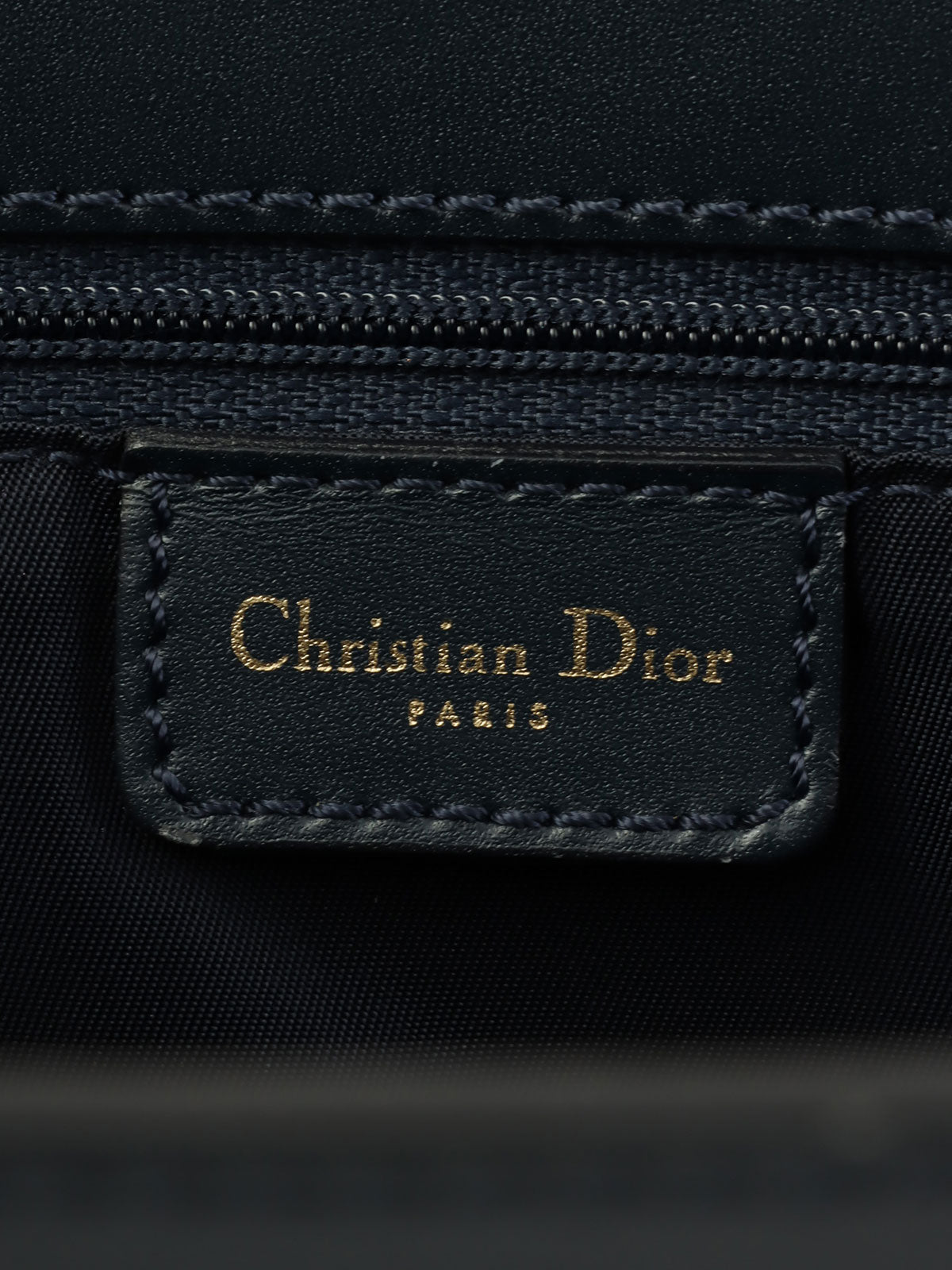 トロッターパターントートバッグ ネイビー