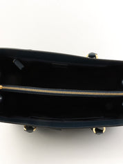 トロッターパターントートバッグ ネイビー