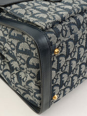 トロッターパターントートバッグ ネイビー