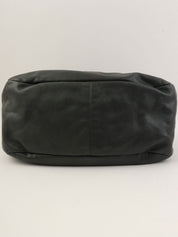 2009年頃製 キャビアスキンCCマークステッチチェーンショルダーバッグ チャコールグレー