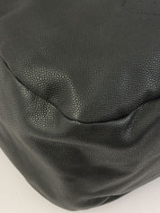 2009年頃製 キャビアスキンCCマークステッチチェーンショルダーバッグ チャコールグレー