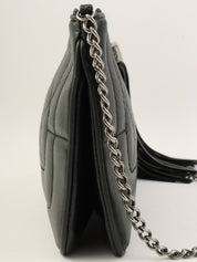 2003年頃製 CCマークタッセルチャームショルダーバッグ ブラック