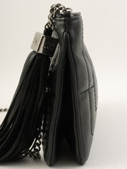 2003年頃製 CCマークタッセルチャームショルダーバッグ ブラック