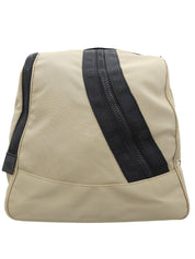 2001 Sports Line CC Mark Boston Bag, Beige/Black