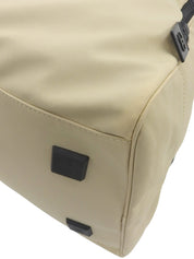 2001 Sports Line CC Mark Boston Bag, Beige/Black