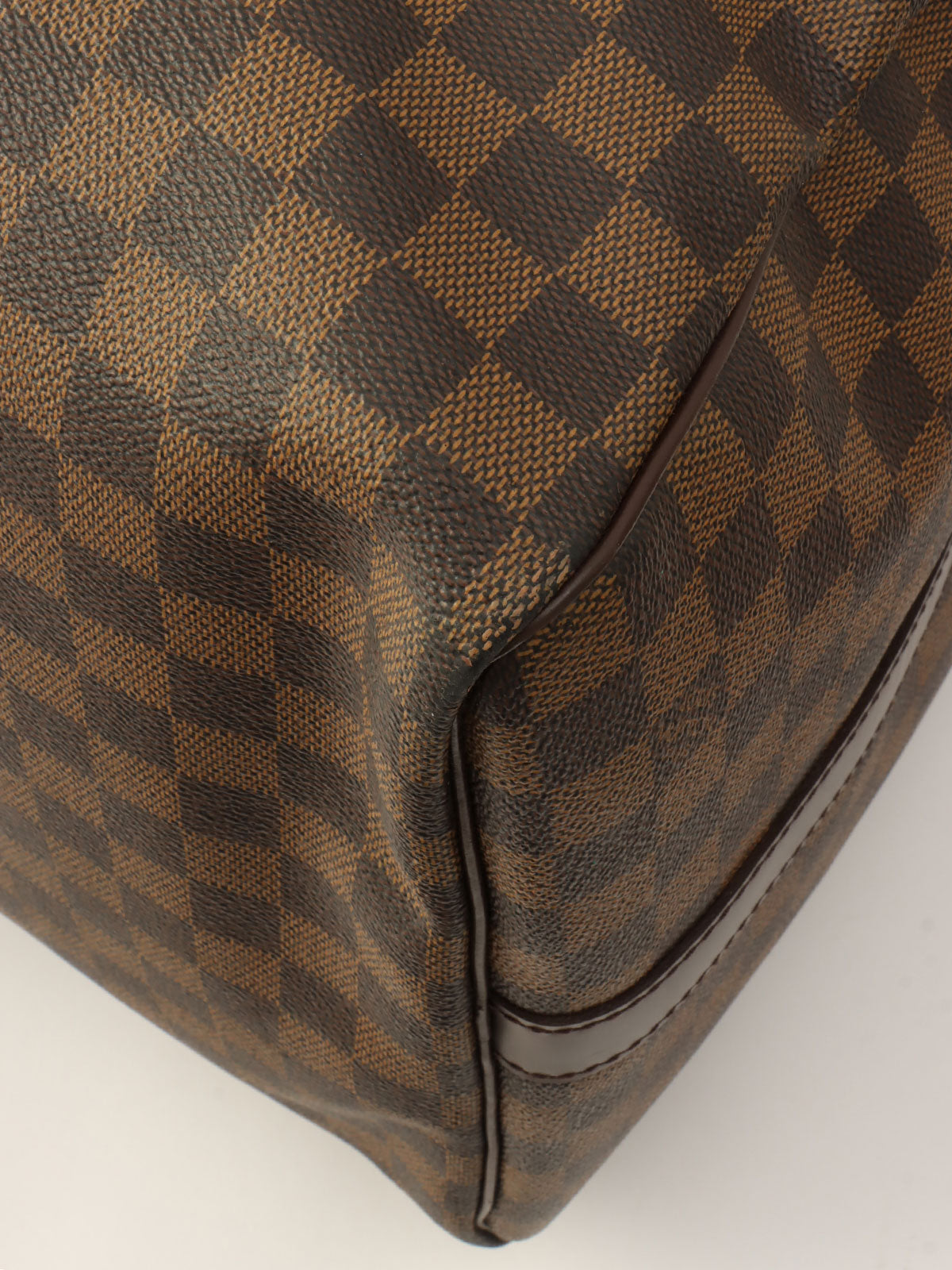 2006年製 キャンバスダミエキーポルバンドリエール55 ブラウン