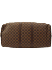 2006年製 キャンバスダミエキーポルバンドリエール55 ブラウン