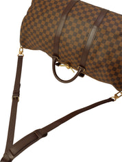 2006年製 キャンバスダミエキーポルバンドリエール55 ブラウン