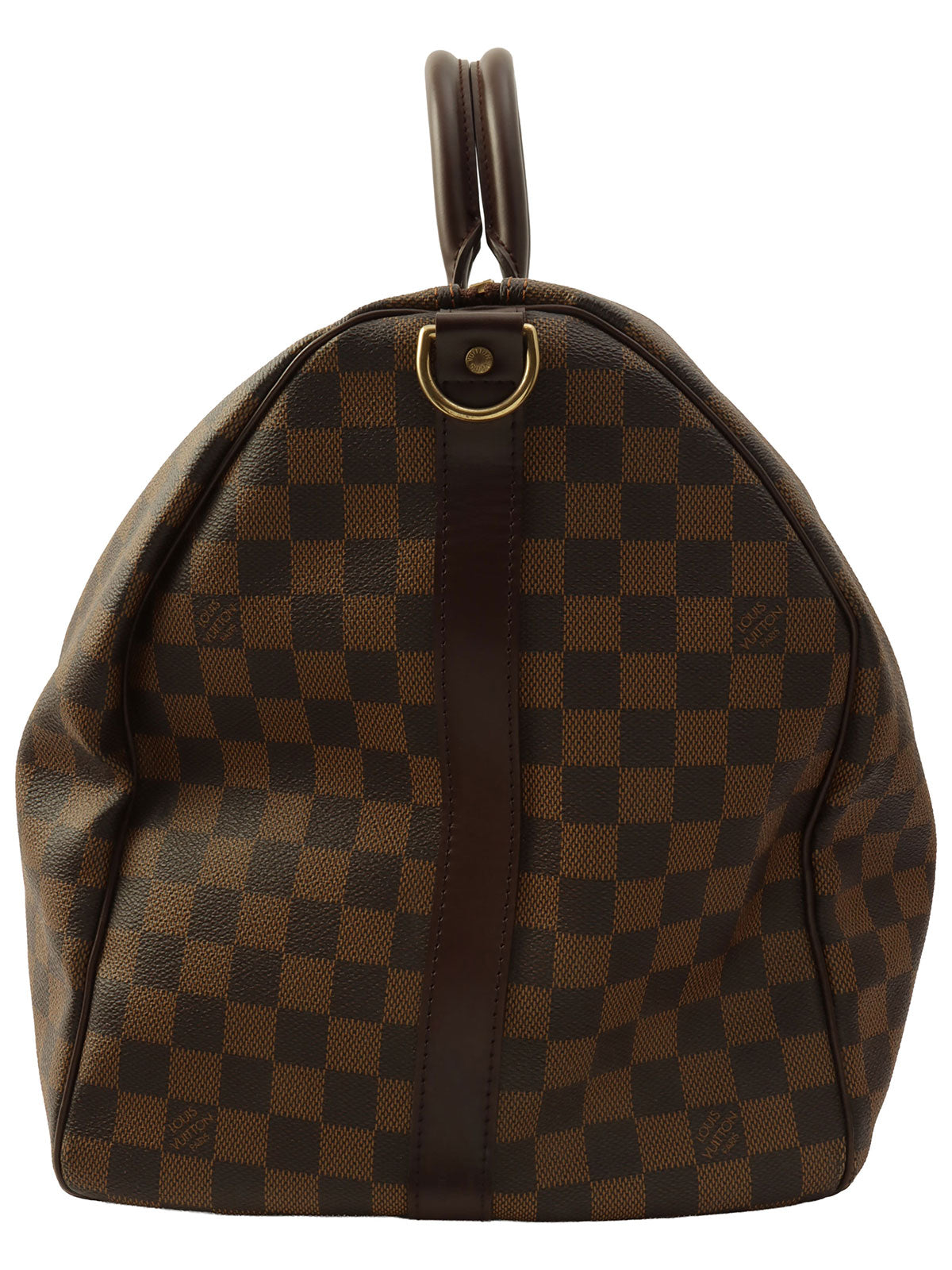 2006年製 キャンバスダミエキーポルバンドリエール55 ブラウン